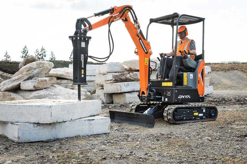 DOOSAN LANZA LA SERIE HB DE NUEVOS MARTILLOS HIDRÁULICOS